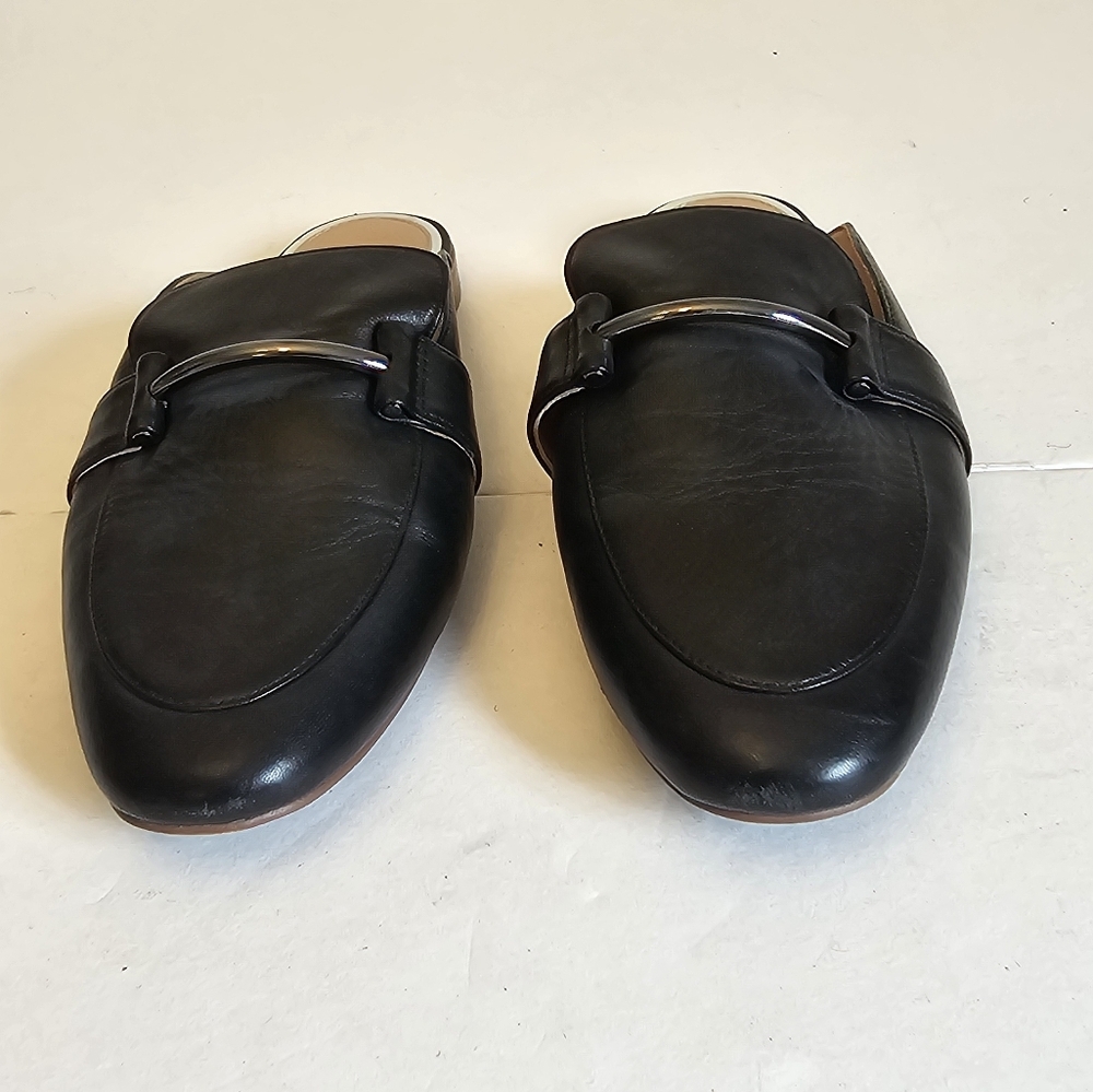 Linea Paolo Women's  Slip on Sliders Sandals Black Size 8 - Picture 4 of 13